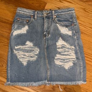 Forever 21 denim skirt sz S